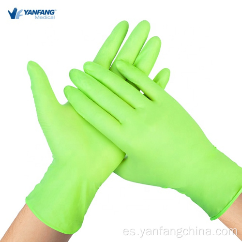 Guantes de nitrilo de examen médico desechable NBR